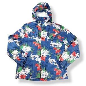 Staple Pigeon All-Over Bird Print Windbreaker Jacket - Size M